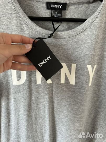 Платье футболка dkny M