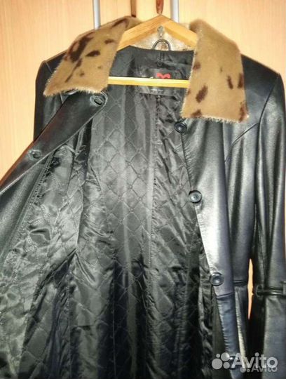 Кожаный плащ