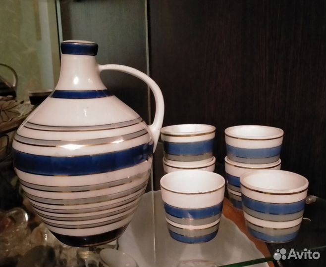 Штоф стопки Коростень СССР