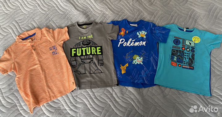 Новые футболки мальчику 4-5 лет