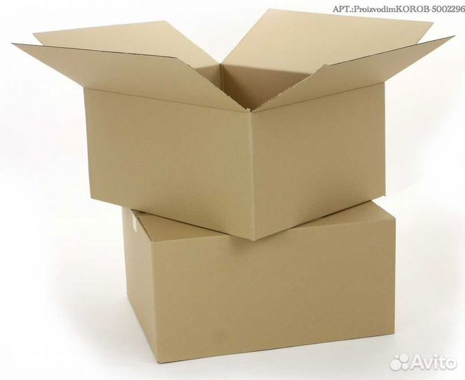 Производство картонных коробок 365х365х365 и др