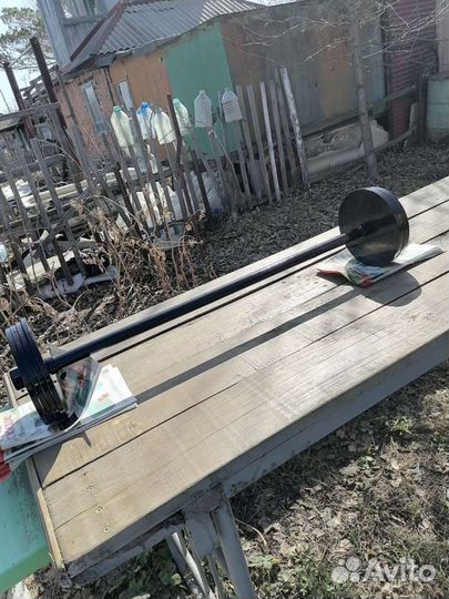 Штанга гриф блины бу