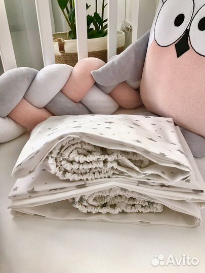 Бортики в детскую кроватку