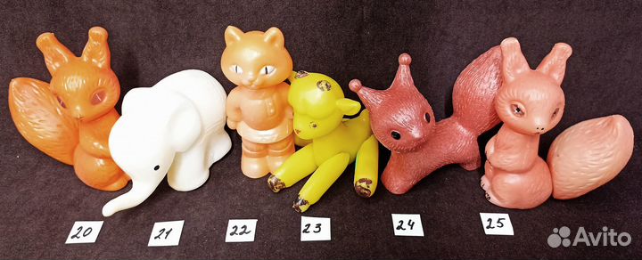 Игрушки пластмассовые. СССР
