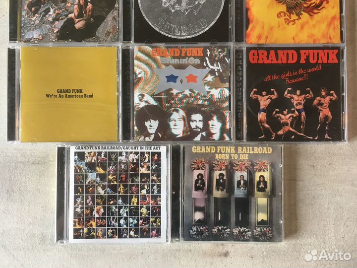 Grand Funk Railroad - 5 фирменных CD дисков