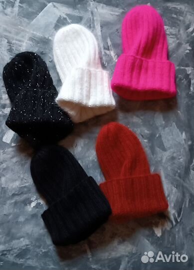 Шапки из пуха норки