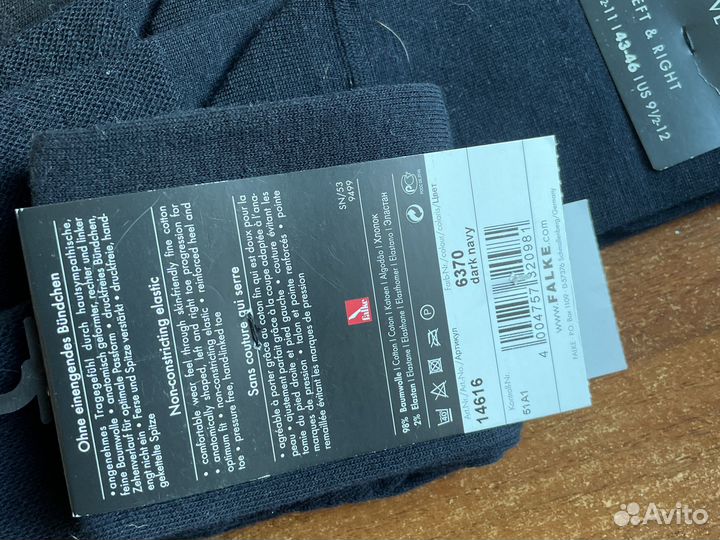 Носки Falke новые оригинал размер 43-46