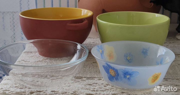 Графин, креманки и пиалки