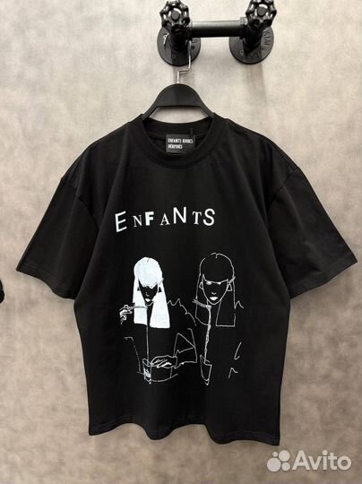 Футболка ERD оверсайз черная