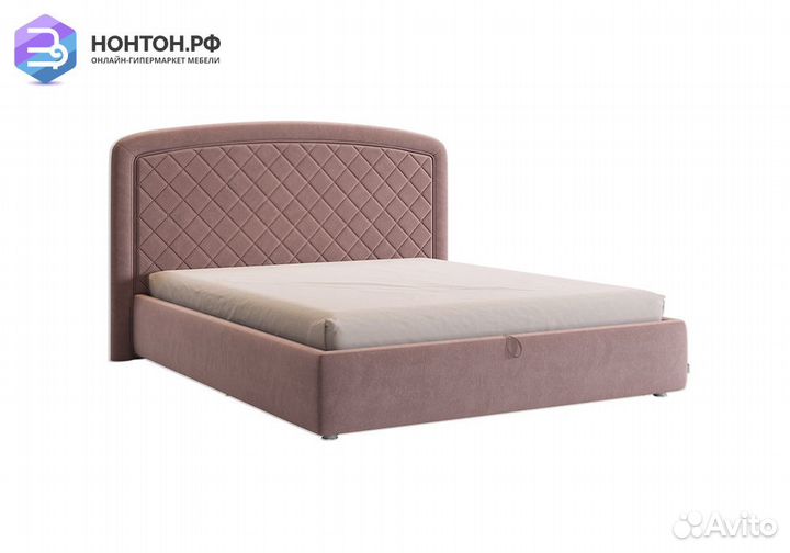 Кровать Сильва 2 1.6 м пудра