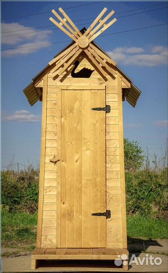 Уличный туалет домик с установкой ZNL