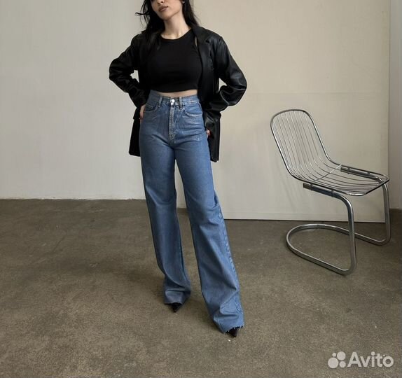 Джинсы прямые