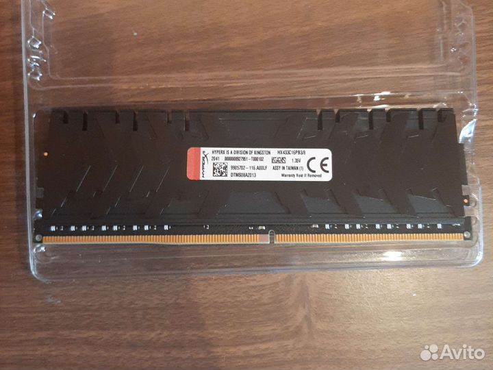 Оперативная память HyperX Predator 8gb 1x