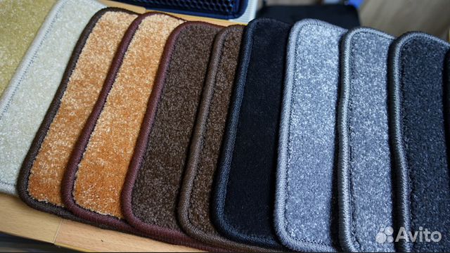 Коврики автомобильные (ворсовые на резин. осн.)