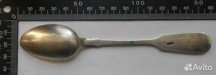 Серебряная чайная ложечка 84 пробы