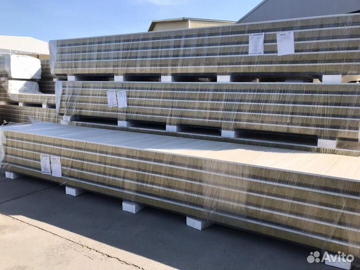 Трехслойные сэндвич-панели 60 мм