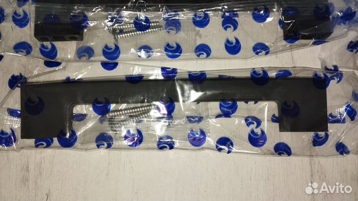 Мебельные ручки 10шт, пластик, черные, 128мм/160мм