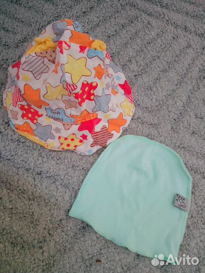 Панама и шапочка на малыша