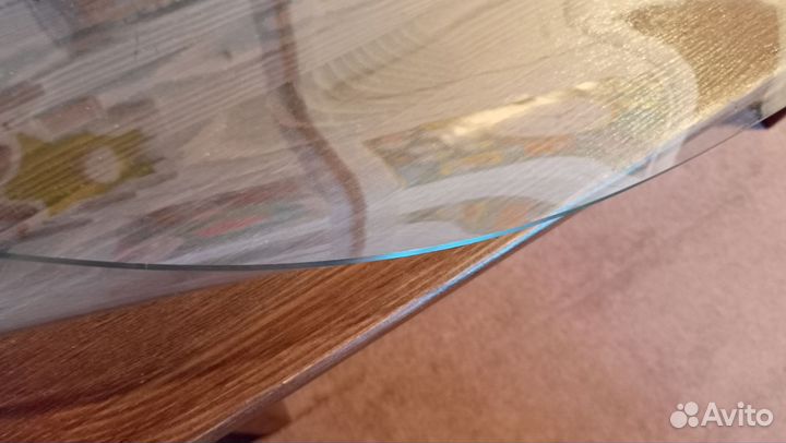 Гибкое стекло на стол 120*60 см/1.8 мм