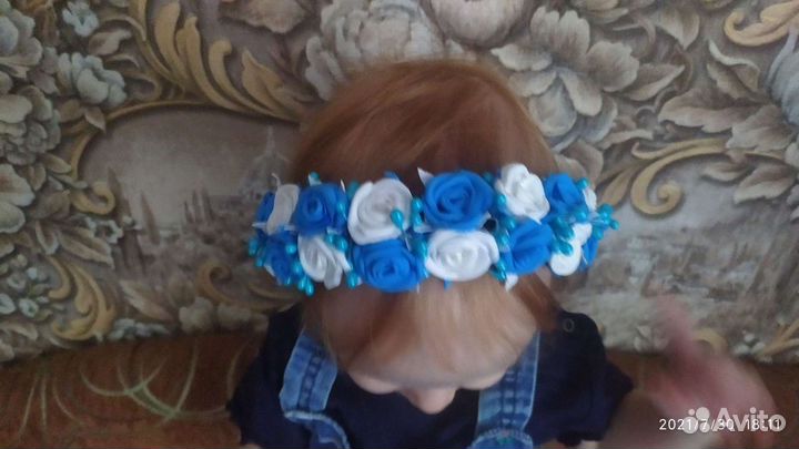 Ободок, бантик, заколка для волос ручной работы