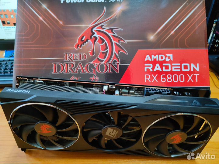 Видеокарта Sapphire RX 6800 XT nitro+ 16GB samsung