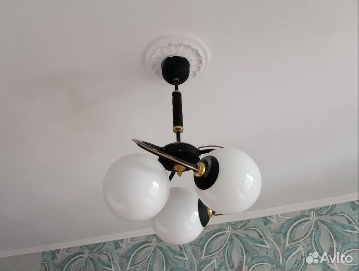 Люстра и бра настенная, комплект