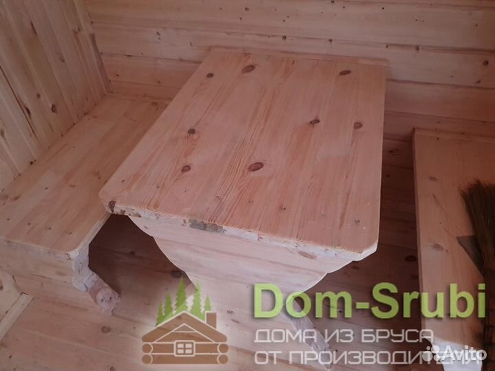 Калязин. Мобильная баня из бруса бм-6 (2.30х7)