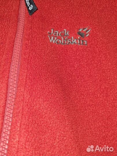 140 Толстовка зипка флиска Jack Wolfskin оригинал