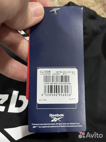 Футболка reebok 128