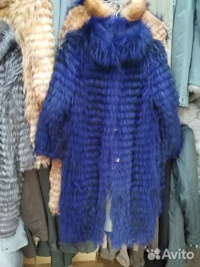 Пальто из чернобурки