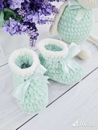 Пинетки новые подарок для новорожденных