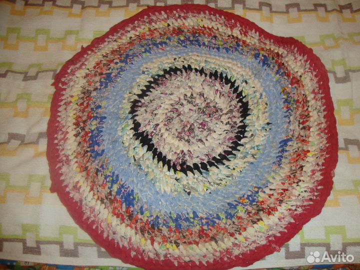 Коврик ручной работы из хб ткани