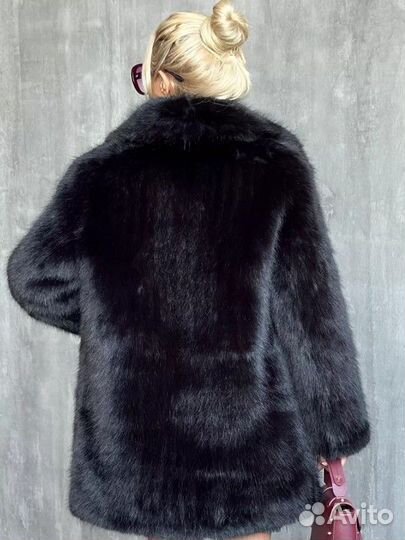 Искусственная шуба под норку