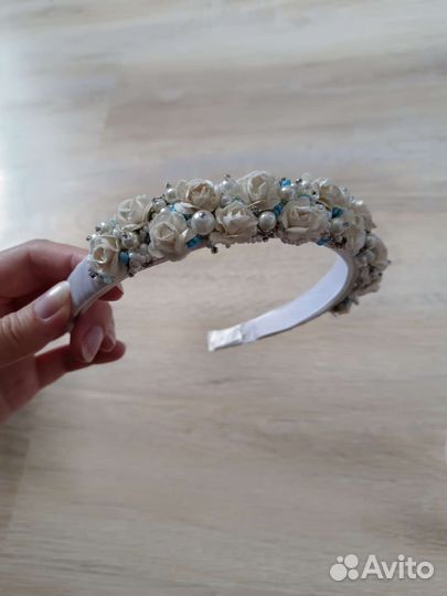 Ободок для волос ручной работы