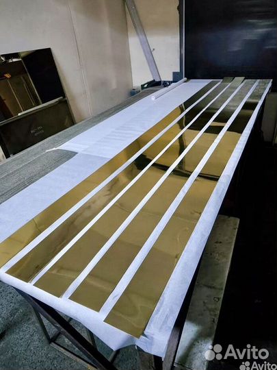 Полоса латунь полированная, вставка