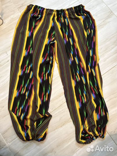 Брюки карнавальные широкие