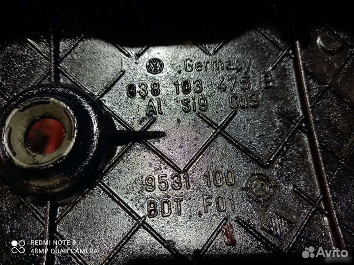 Skoda Octavia Шкода Октавия 2001 клапанная крышка