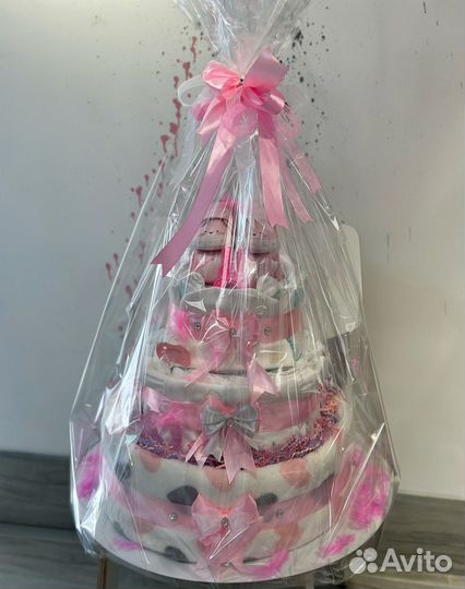 Торт из памперсов на рождение ребенка