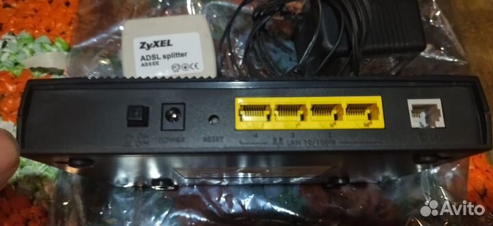 Модем adsl2 Zyxel p660HT EE