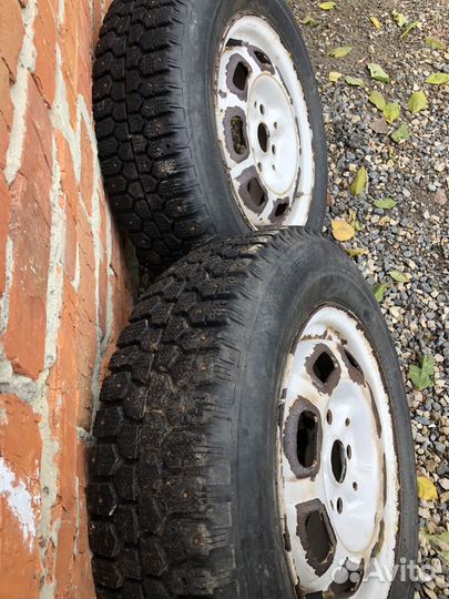 Колеса зимние R14 175/70 на Москвич 2141 2 шт