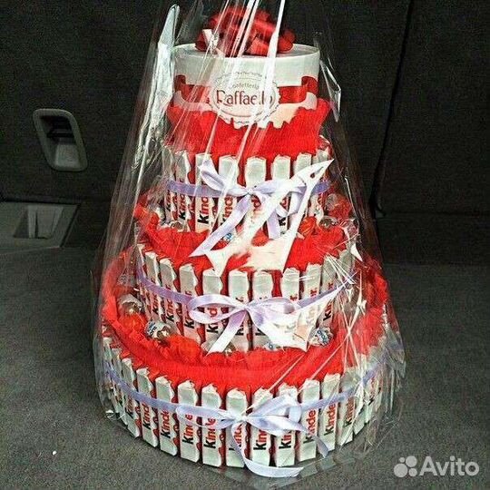 Торт из конфет