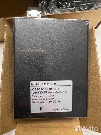 Медиаконвертер 10gtek новый