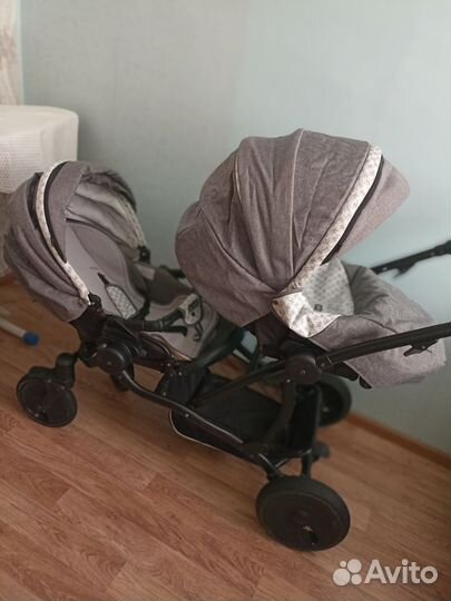 Коляска 2в 1 бу люлька и прогулочная