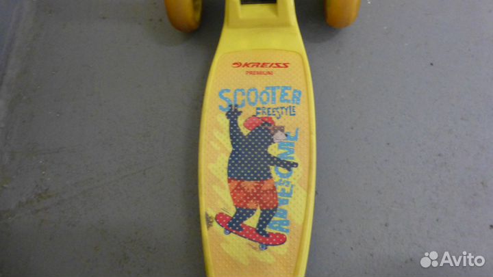 Самокат Kreiss трехколесный премиум