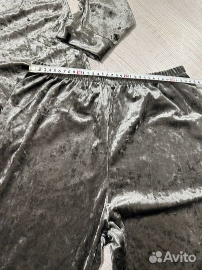 Домашняя пижама из велюра