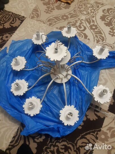 Люстра потолочная бу