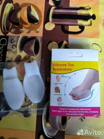 Селиконовая накладка на большой палец ноги