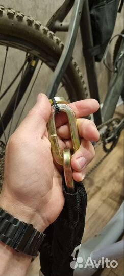 Цепь для велосипеда, противоугонка