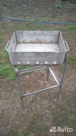 Мангал 5 мм. из нержавеющей стали