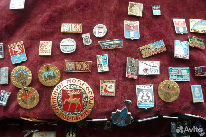 Значки города СССР